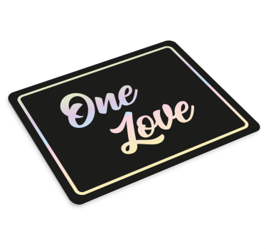 Mouse pad frases un amor, una vida - TenVinilo