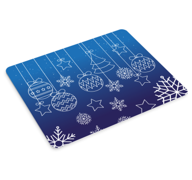 Mousepad navidad colección de adornos festivos - TenVinilo