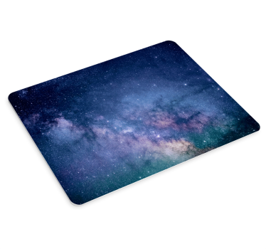 Mouse pad mapamundi escena cósmica estrellada - TenVinilo