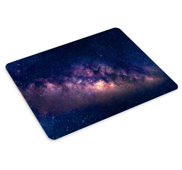 Mouse pad mapamundi diseño cielo cósmico - TenVinilo