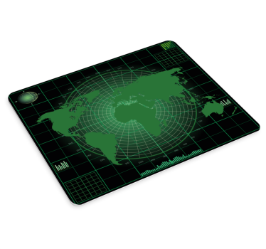 Mouse pad mapamundi proyección mundial elegante - TenVinilo