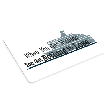 Mouse pad frases con diseño de cita motivacional - TenVinilo