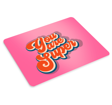 Mouse pad frases sé la mejor versión de ti mismo - TenVinilo