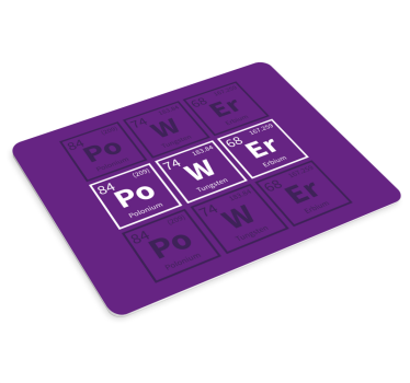 Mouse pad frases display de elementos poderosos - TenVinilo