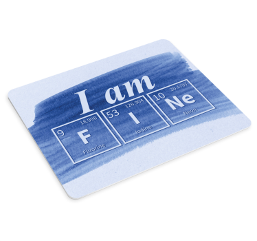 Mouse pad frases tabla periódica citas - TenVinilo