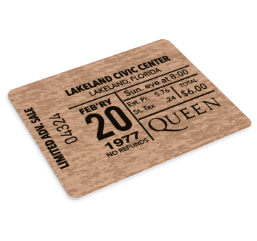 Mouse pad frases entrada vintage - TenVinilo