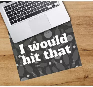 Mouse pad frases cita de bowling - TenVinilo