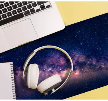 Mouse pad mapamundi diseño cielo cósmico - TenVinilo