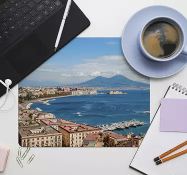 Mouse pad mapamundi vista costera - TenVinilo