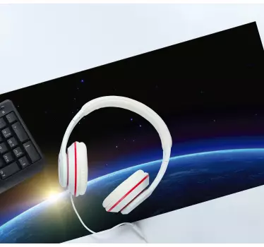 Mouse pad mapamundi vista del horizonte celestial - TenVinilo