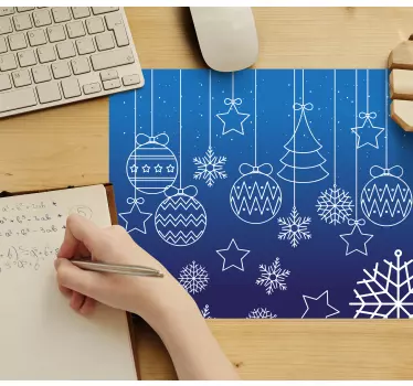 Mousepad navidad colección de adornos festivos - TenVinilo