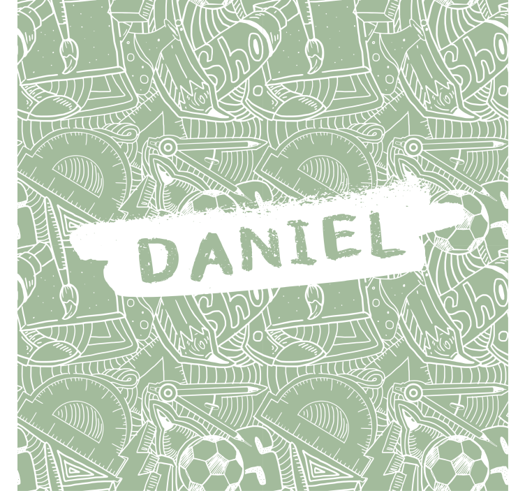 Persiana enrollable juvenil tiza escolar verde - TenVinilo