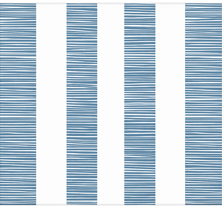 Persiana enrollable para baño ceramica righe blu - TenVinilo