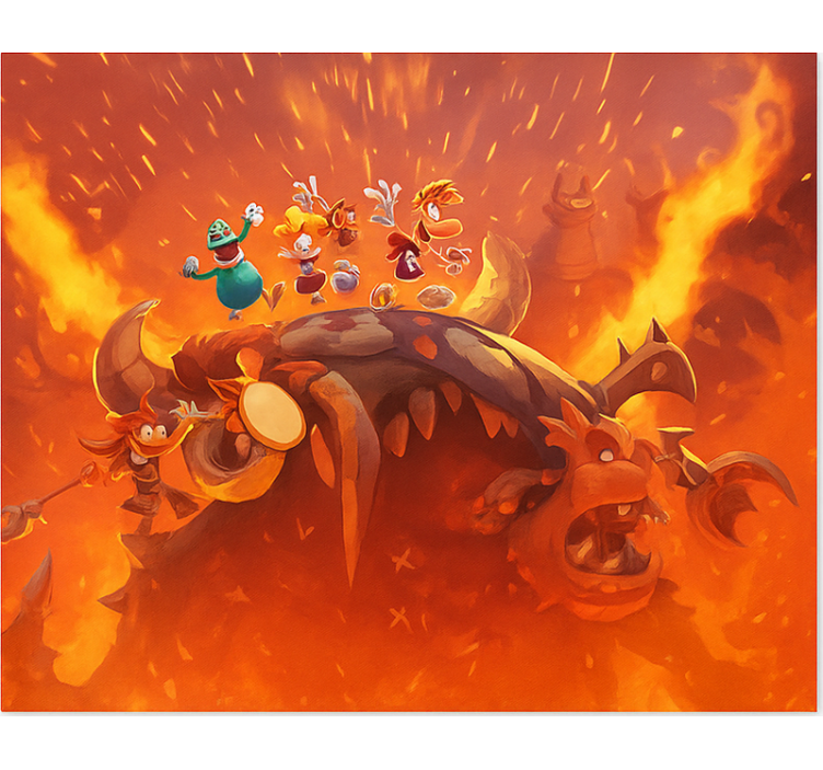 Persiana enrollable geek victoria ardiente sobre el monstruo - TenVinilo