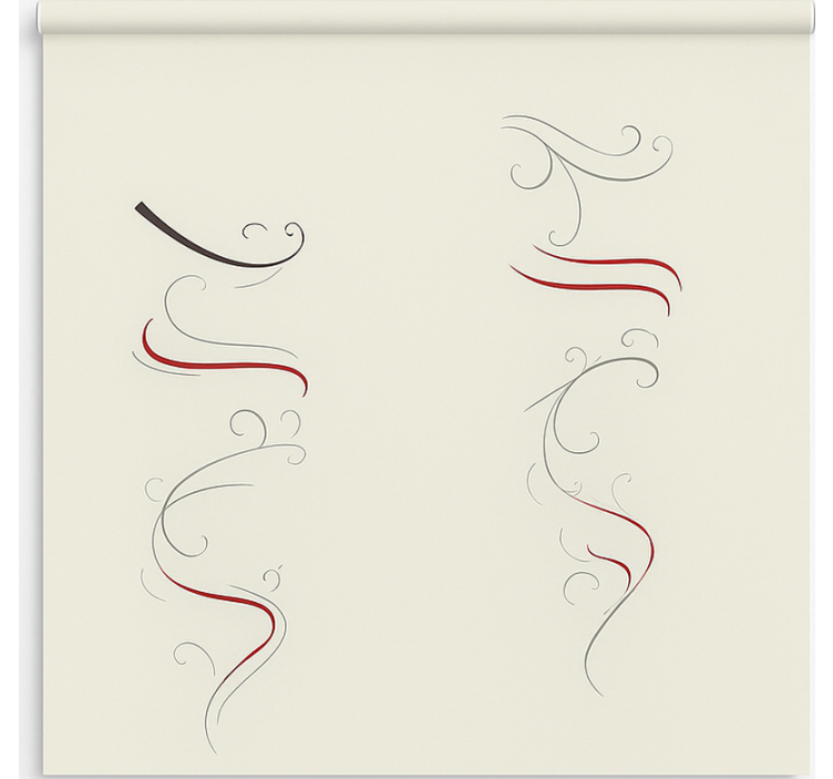 Persiana enrollable nórdico espiral floral multicolor - TenVinilo