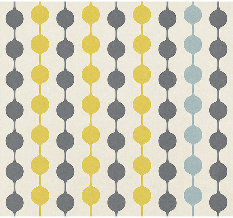 Persiana enrollable nórdico círculos de colores colgantes - TenVinilo