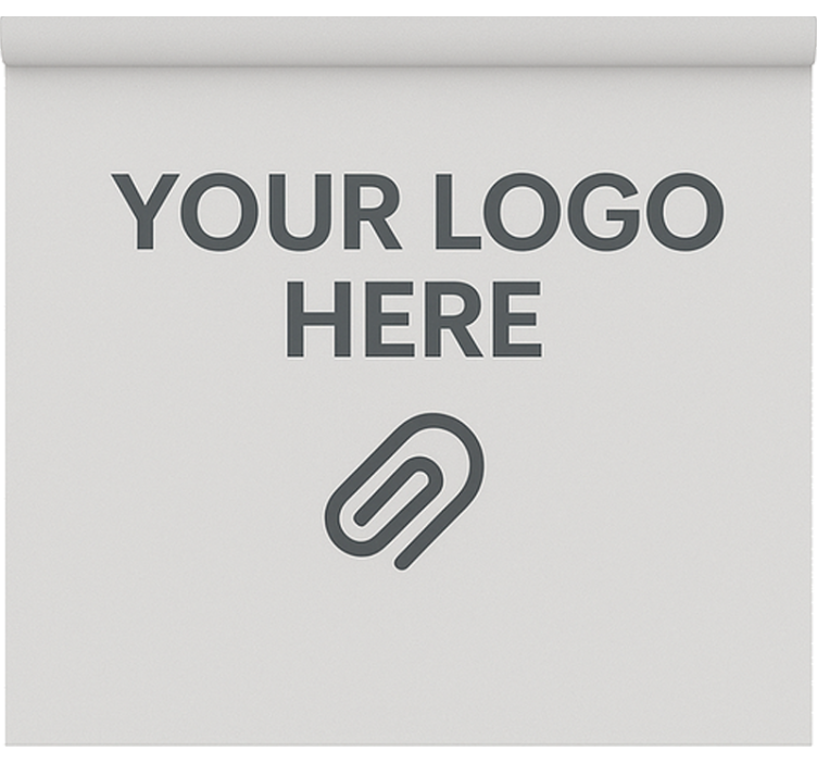 Persiana enrollable oficina con logo personalizado - TenVinilo