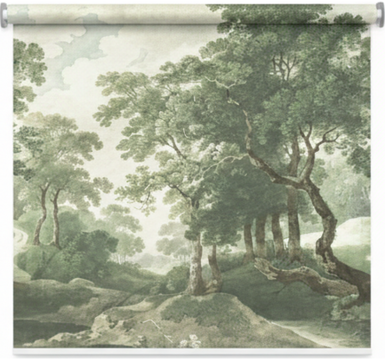 Persiana enrollable árboles naturaleza clásica atemporal - TenVinilo