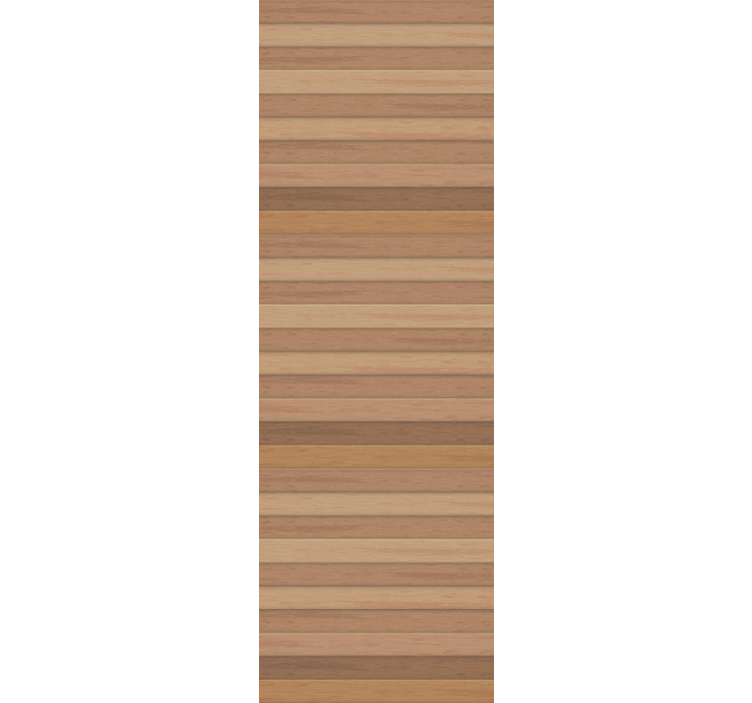 Persiana enrollable para comedor madera rústica elegante - TenVinilo