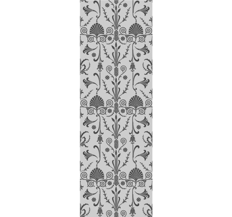 Persiana enrollable para comedor estilo provincial gris - TenVinilo
