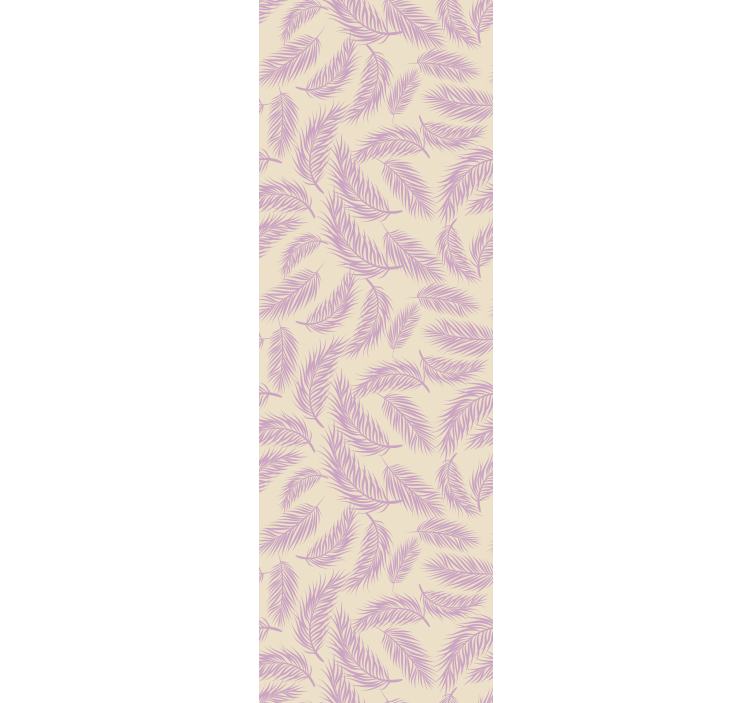 Persiana enrollable para comedor rosa y beige tropical - TenVinilo