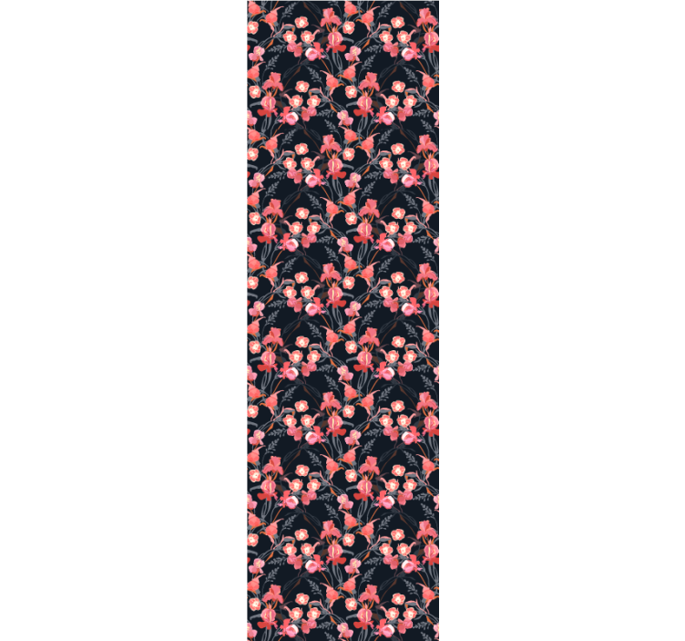 Persiana enrollable para comedor flores rosas frágiles - TenVinilo