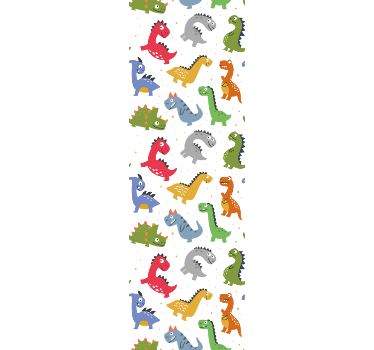 Persiana enrollable infantil dinosaurios adorables - TenVinilo