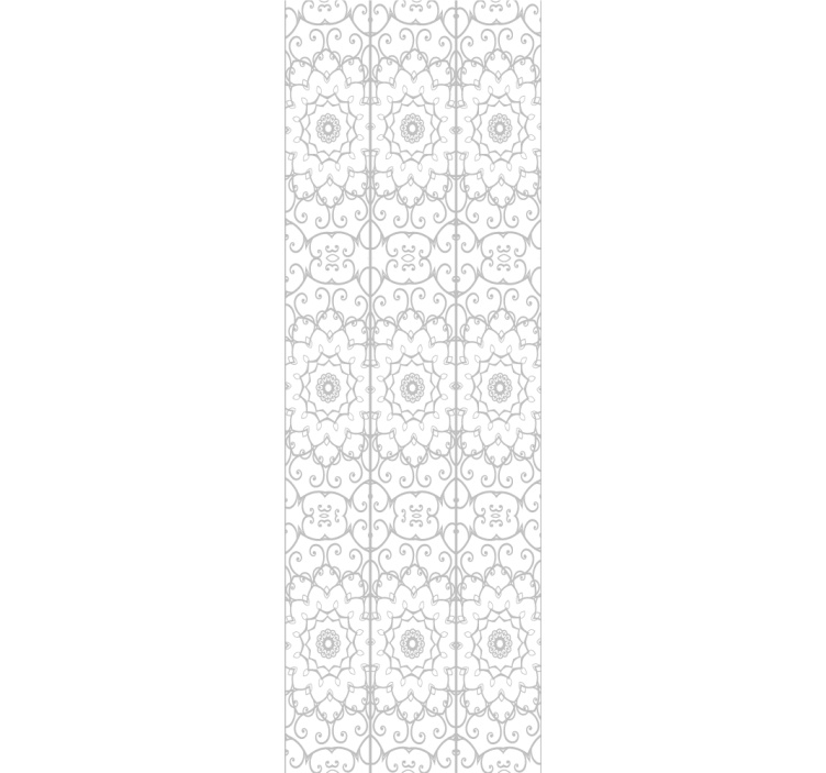 Persiana enrollable oficina diseño floral - TenVinilo