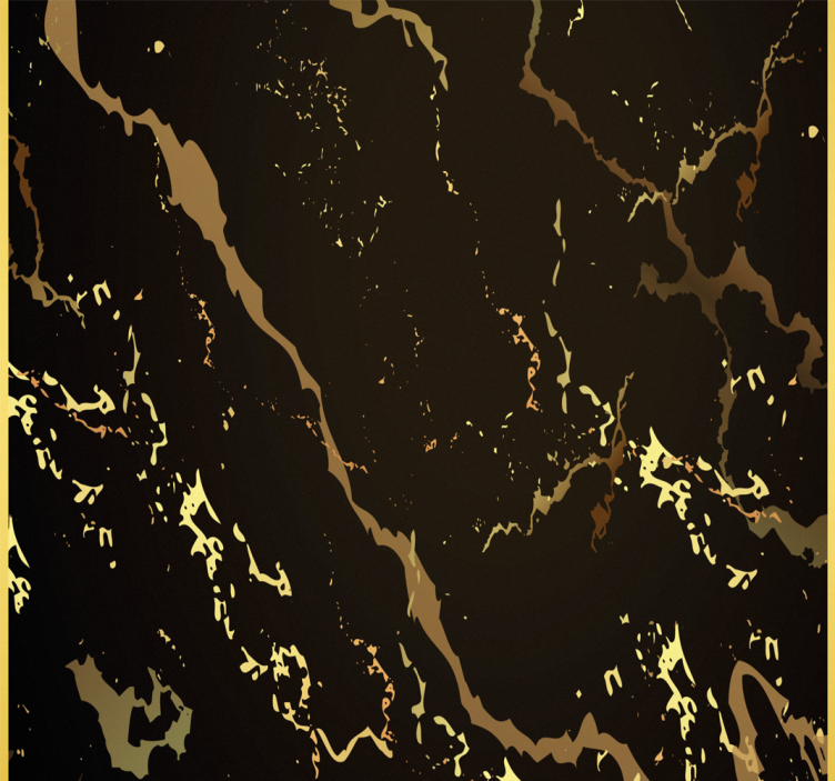 Persiana enrollable oficina textura mármol negro dorado - TenVinilo