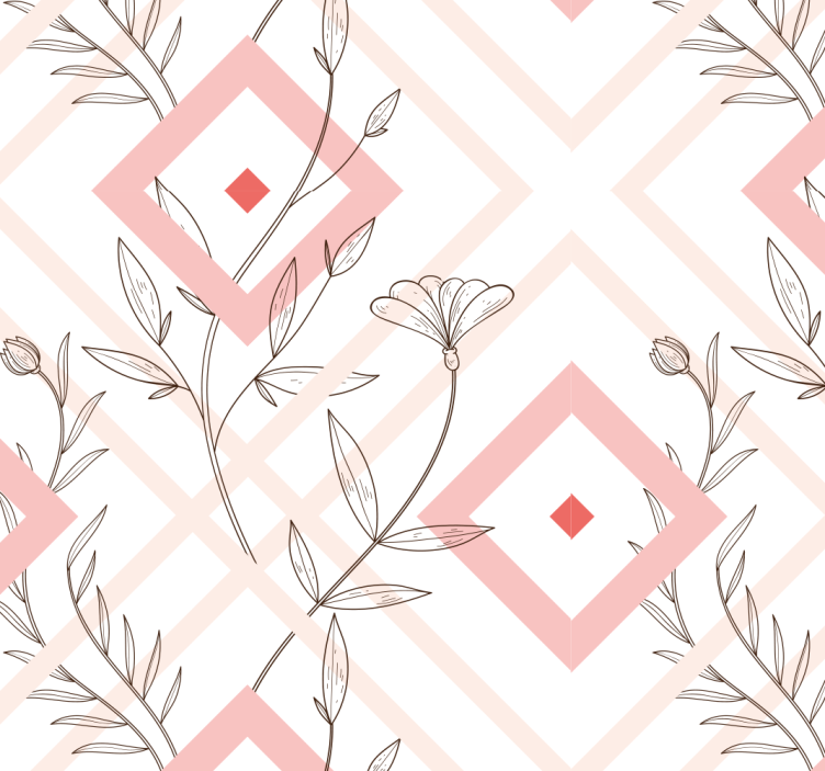 Persiana enrollable moderno rombos de la tierra - TenVinilo