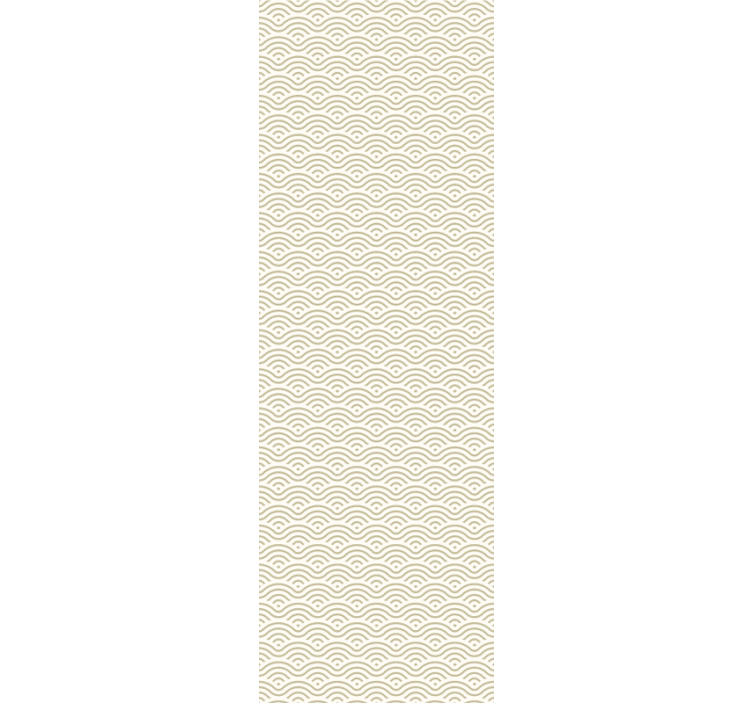 Persiana enrollable moderno olas simples y tranquilas - TenVinilo