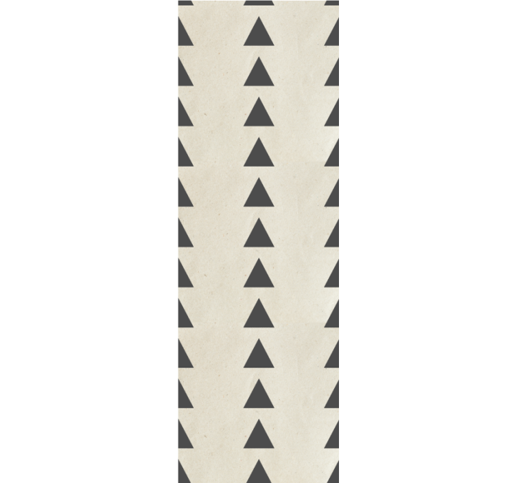 Persiana enrollable moderno triángulos grises desgastados - TenVinilo