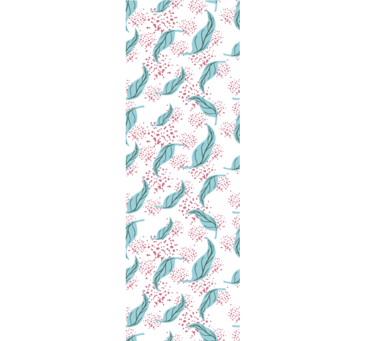 Persiana enrollable moderno salpicadura azul pétalo - TenVinilo