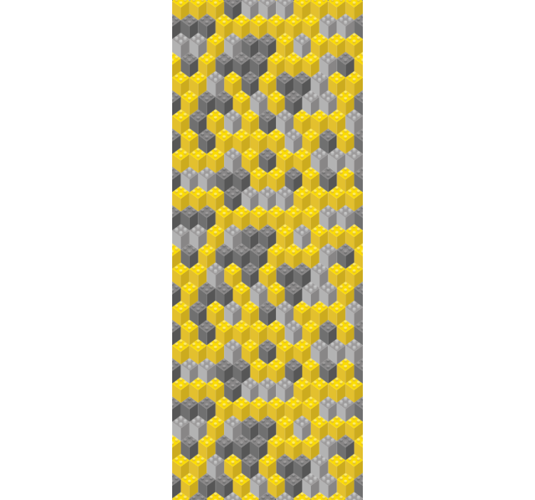 Persiana enrollable moderno bloques de color pantone - TenVinilo