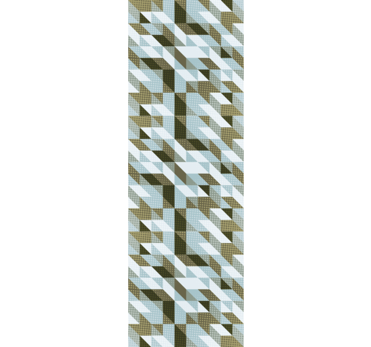 Persiana enrollable moderno triángulos modernos - TenVinilo