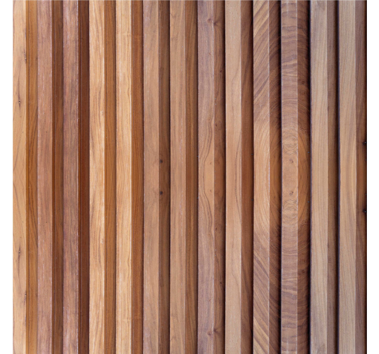 Persiana enrollable beige tablones de madera verticales - TenVinilo