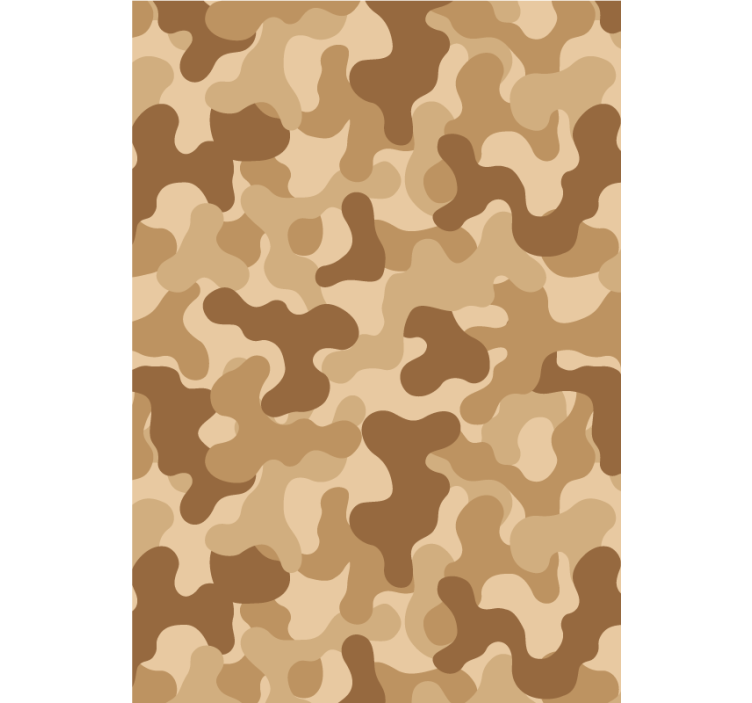 Persiana enrollable beige motivo camuflaje abstracto - TenVinilo
