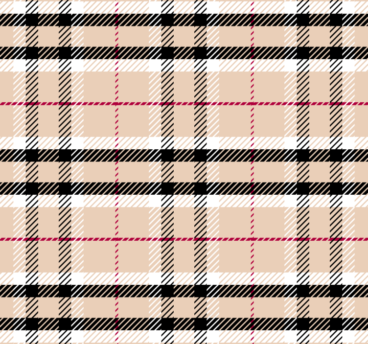 Persiana enrollable rosa tartán burberry - TenVinilo