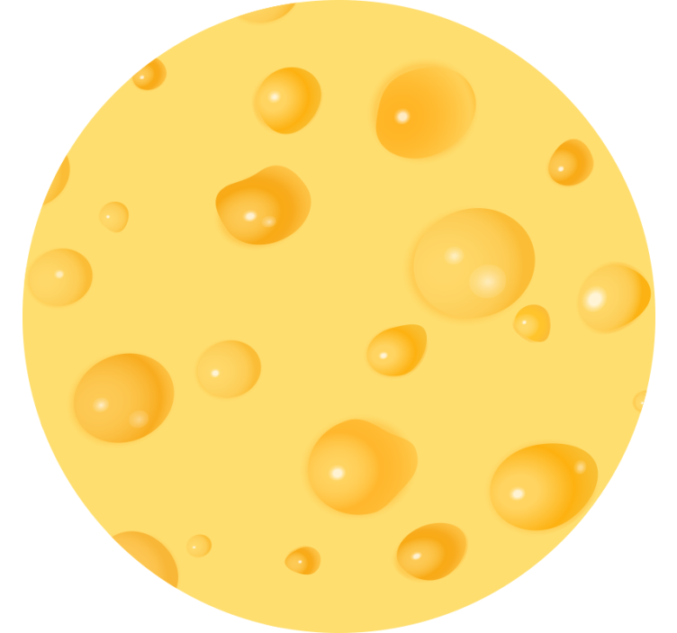 Persiana enrollable amarilla queso suizo - TenVinilo