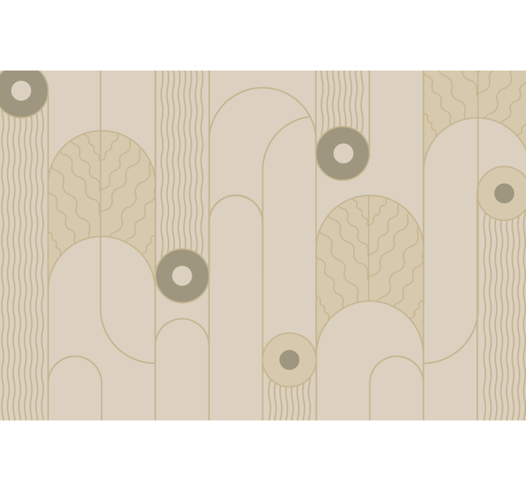 Persiana enrollable beige líneas abstractas beige - TenVinilo