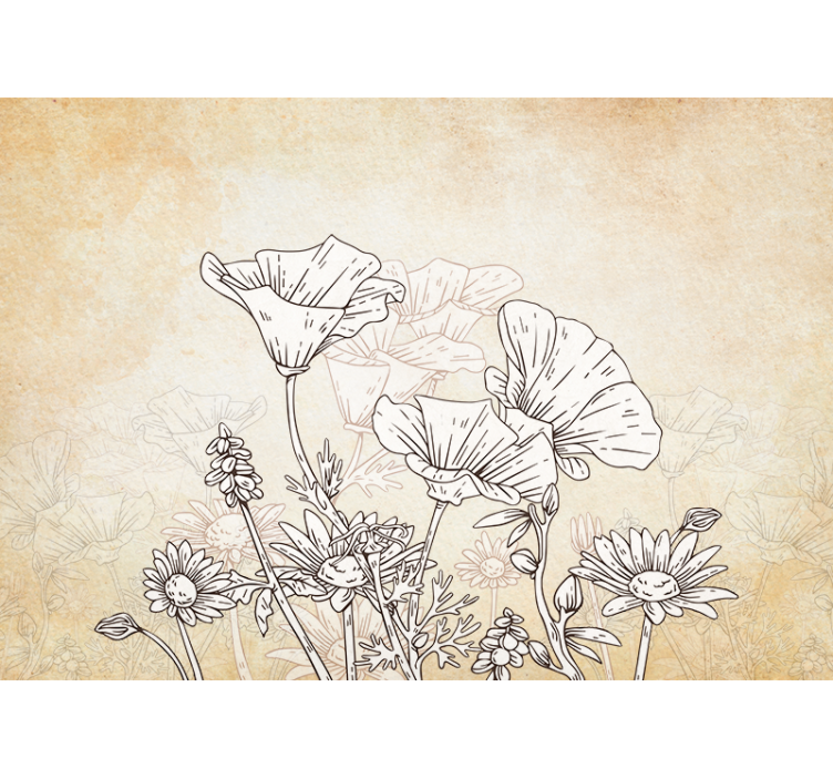 Persiana enrollable beige pradera vintage - TenVinilo