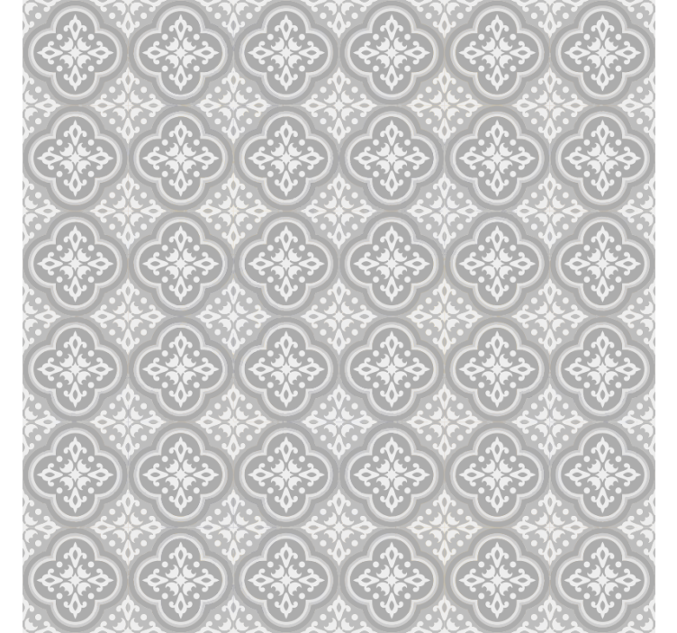 Persiana enrollable gris azulejos hidráulicos grises - TenVinilo