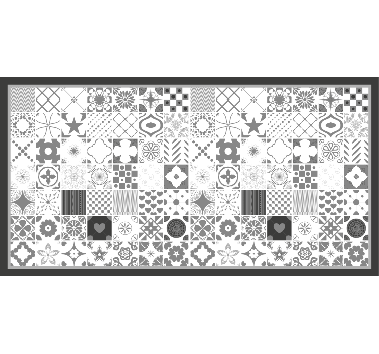 Persiana enrollable gris azulejos "trujillo" - TenVinilo