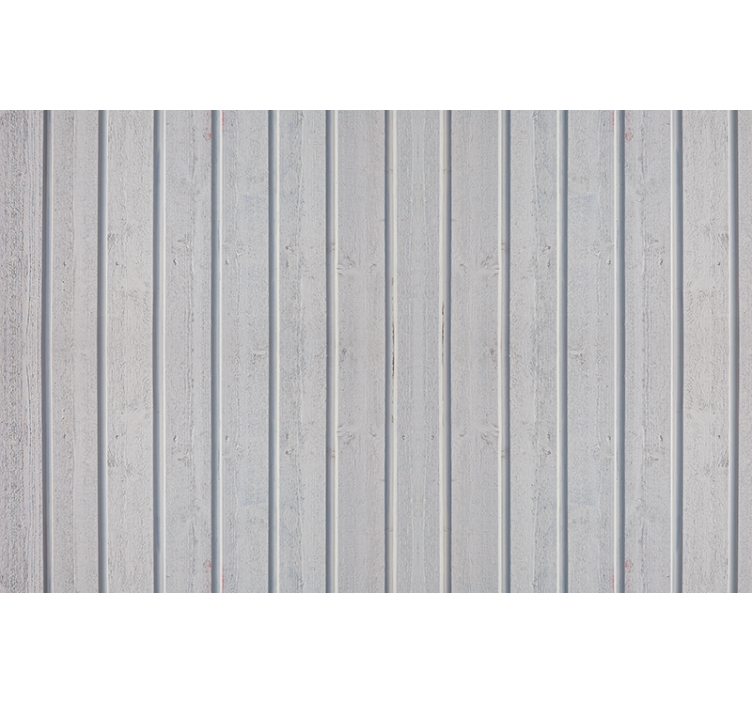 Persiana enrollable gris tablones de madera blanca - TenVinilo