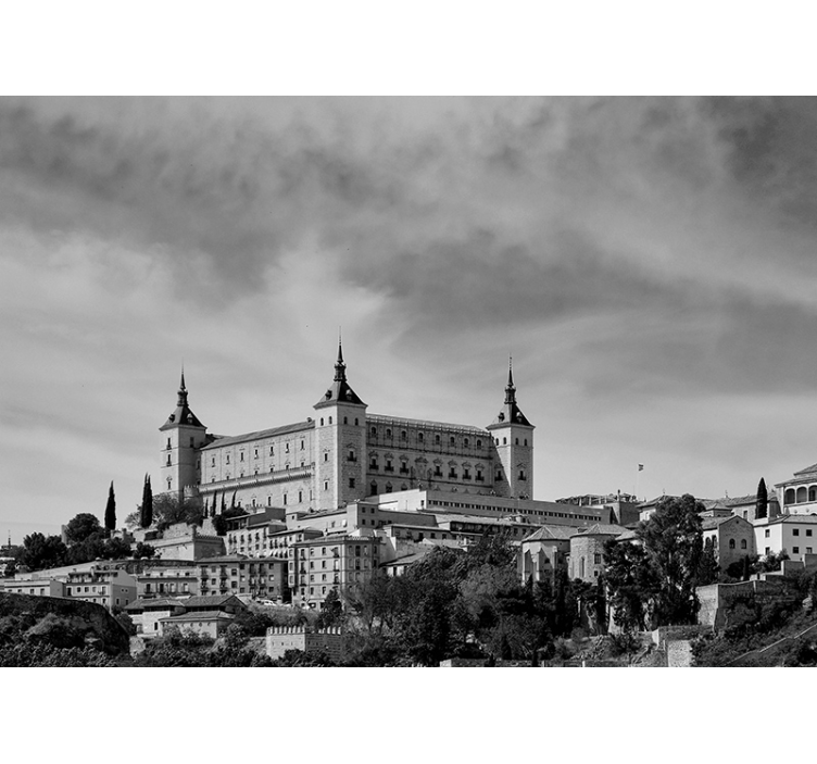 Persiana enrollable gris alcázar de toledo - TenVinilo
