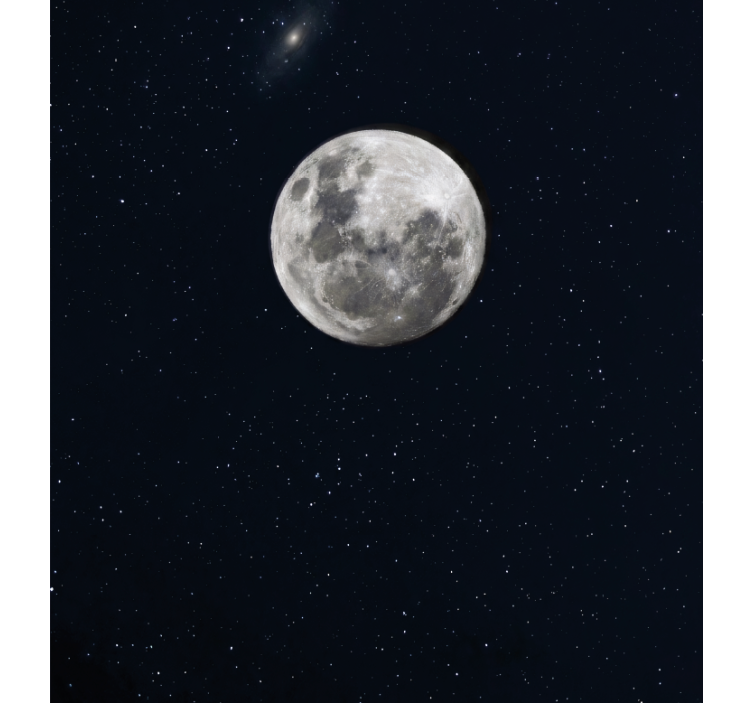 Persiana enrollable salón luna gris en el espacio - TenVinilo
