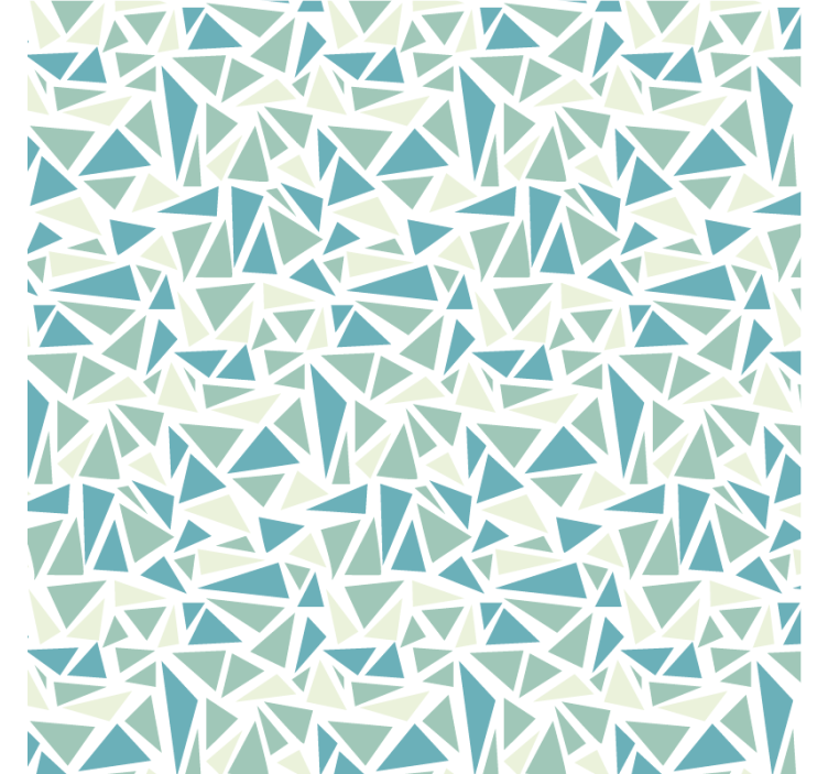 Persiana enrollable azul mosaico retro verde - TenVinilo