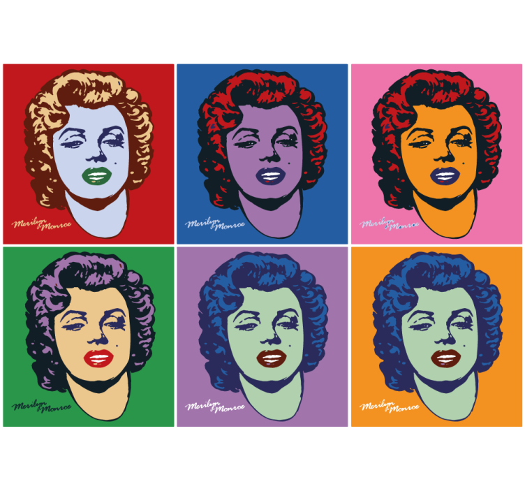 Persiana enrollable salón pop art marilyn monroe - TenVinilo