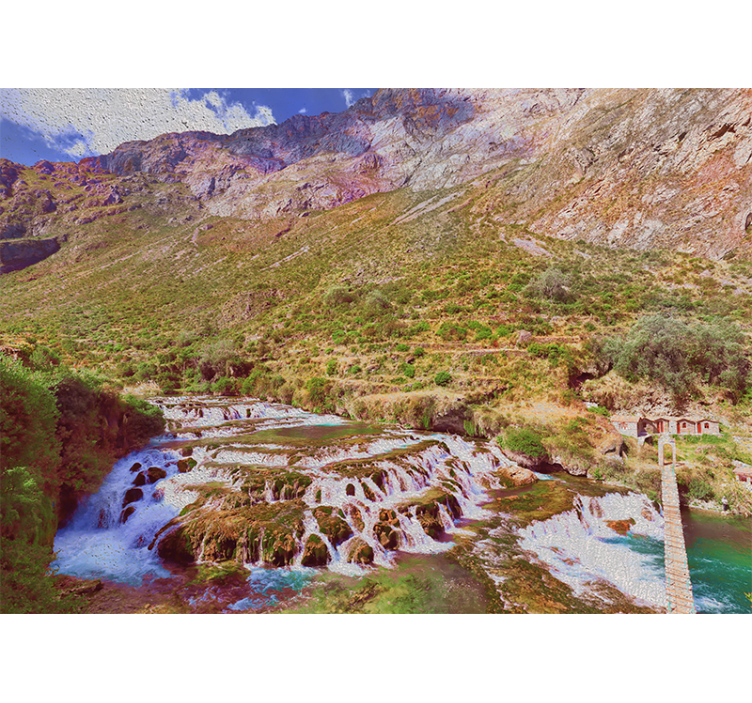 Persiana enrollable salón cascadas de huancaya - TenVinilo