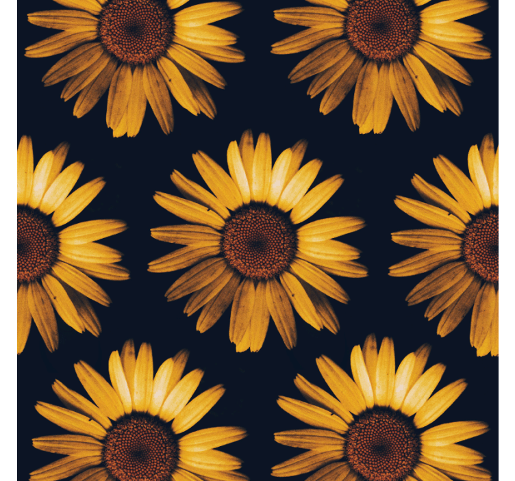 Persiana enrollable salón girasol amarillo - TenVinilo